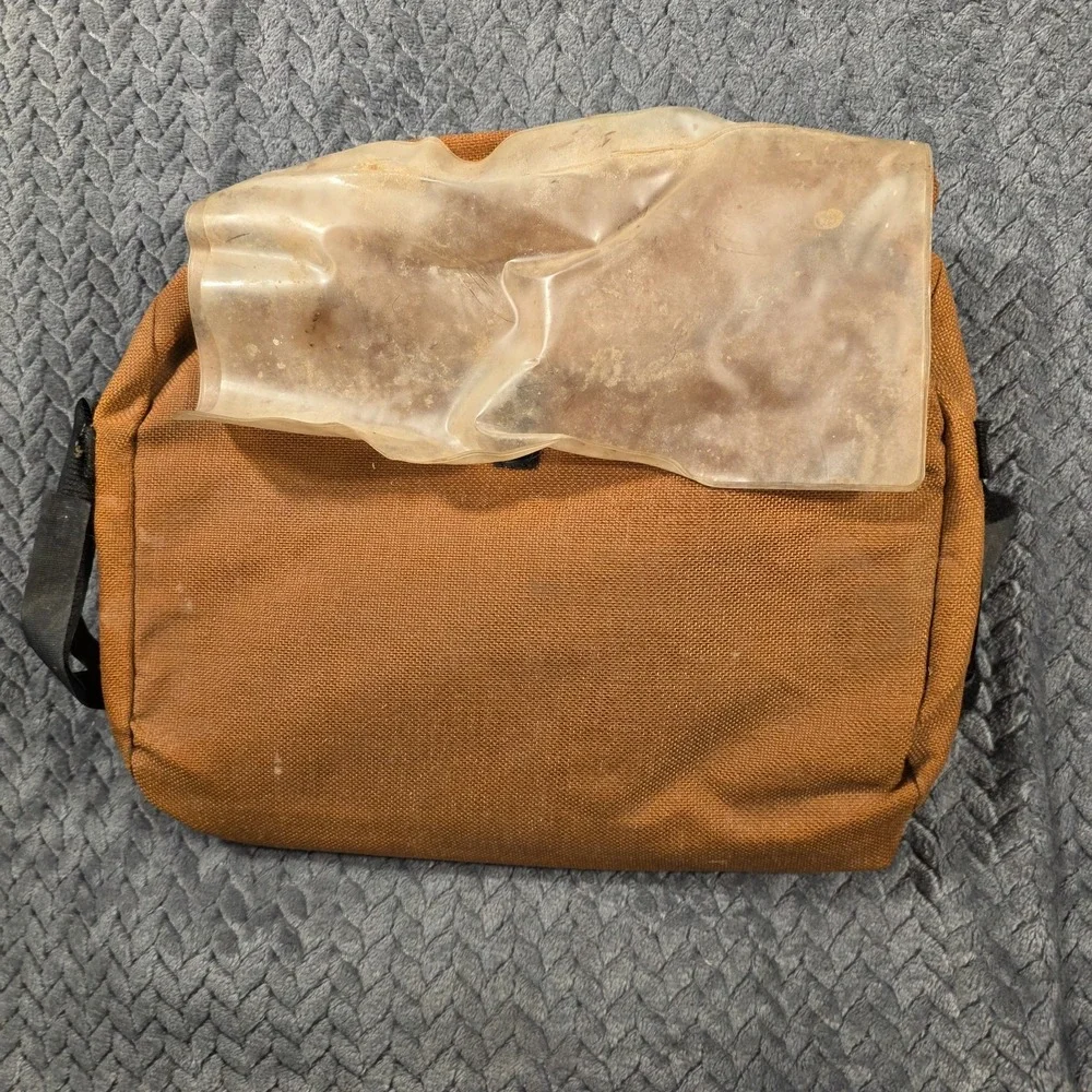 VTG Medalist Bicycling Outfitters Bicycle Handlebar Frame Bag Brown Canvas 11x10